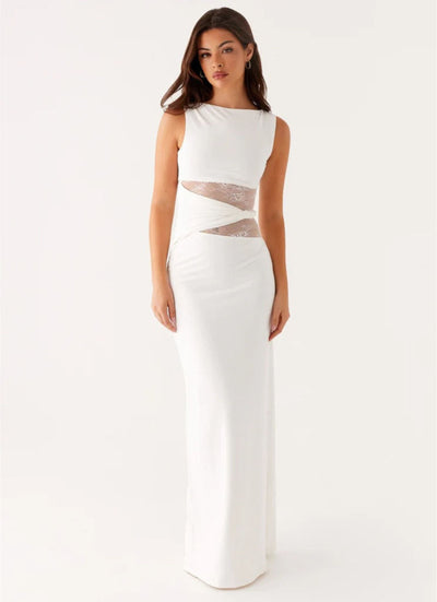 Karla | Elegantes Cut-Out Maxikleid