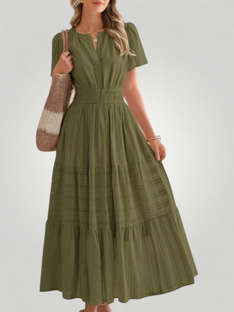 Boho-Sommerkleid mit luftiger Passform