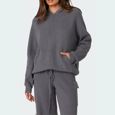 Strick-Cargo-Loungewear-Set
