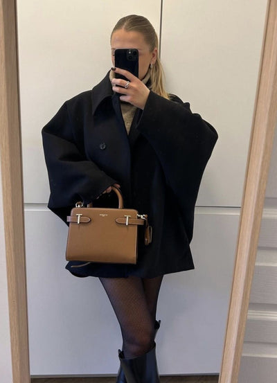 Laura oversized ullkåpen
