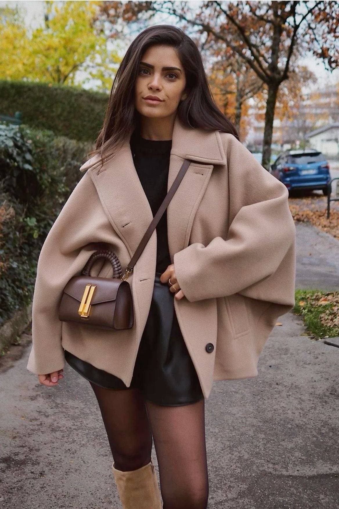Laura oversized ullkåpen