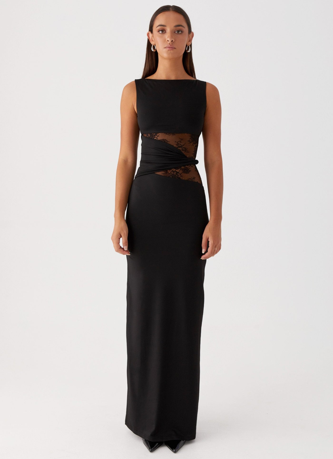 Karla | Elegantes Cut-Out Maxikleid