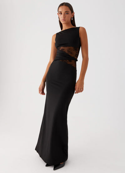 Karla | Elegantes Cut-Out Maxikleid