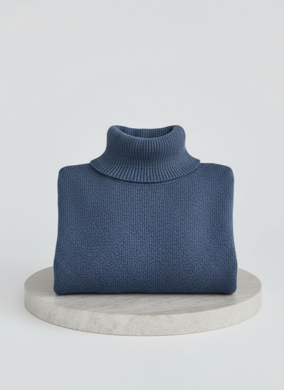 Liv | Elegant langer Rollkragenpullover