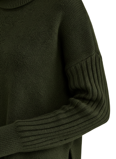 Liv | Elegant langer Rollkragenpullover