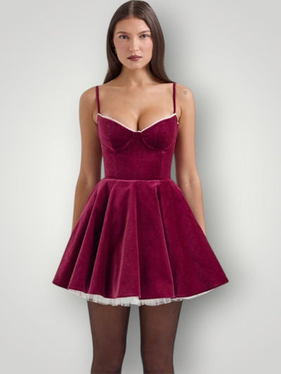 Mini-Festkleid mit eleganter Silhouette
