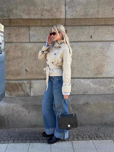 Lisa | Kurzer Trenchcoat