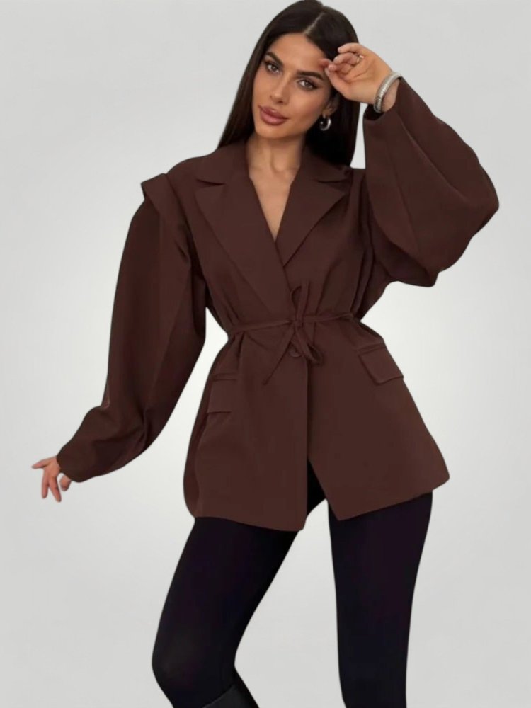 Eleganter Blazer Damen mit Taillengürtel