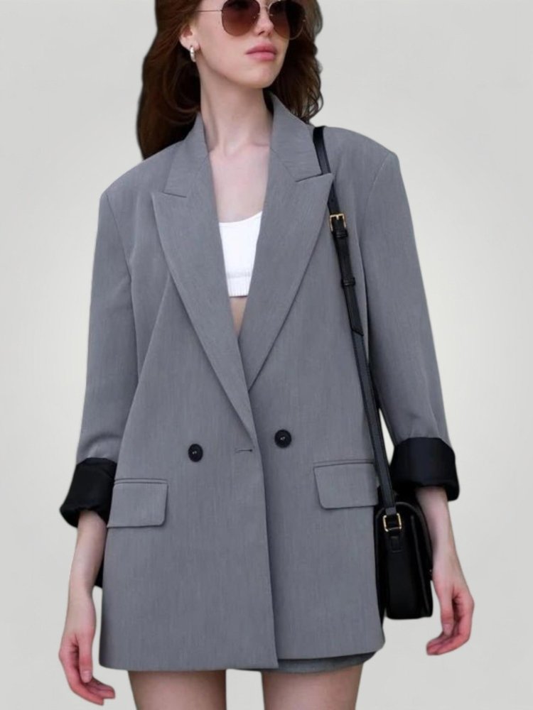 Eleganter Damenblazer mit Doppelreiher für Stil
