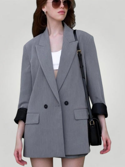 Eleganter Damenblazer mit Doppelreiher für Stil
