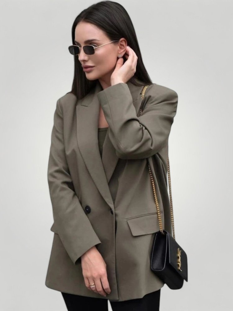 Eleganter Damenblazer mit Doppelreiher für Stil