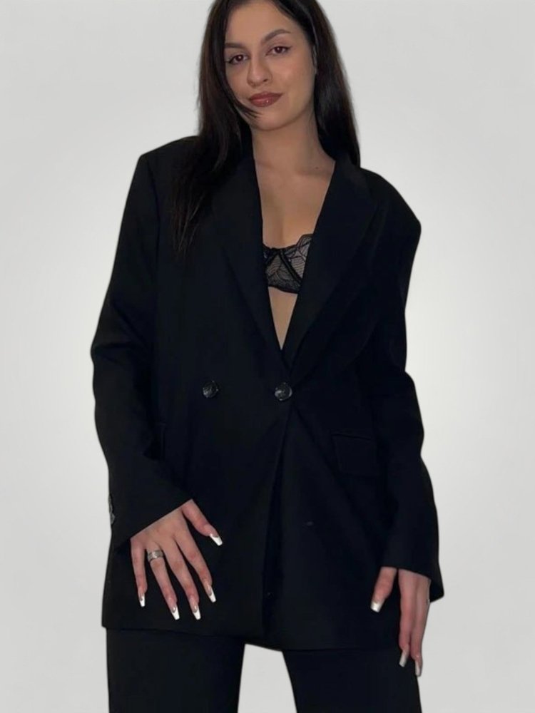 Eleganter Damenblazer mit Doppelreiher für Stil
