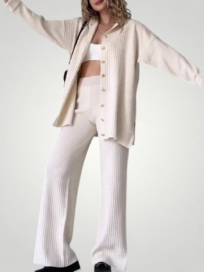 Elegantes Damen Set mit Weiten Hosen