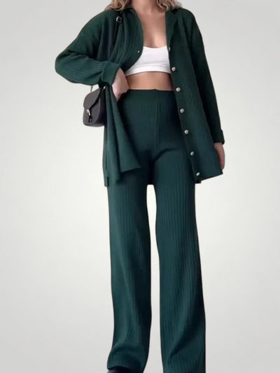 Elegantes Damen Set mit Weiten Hosen