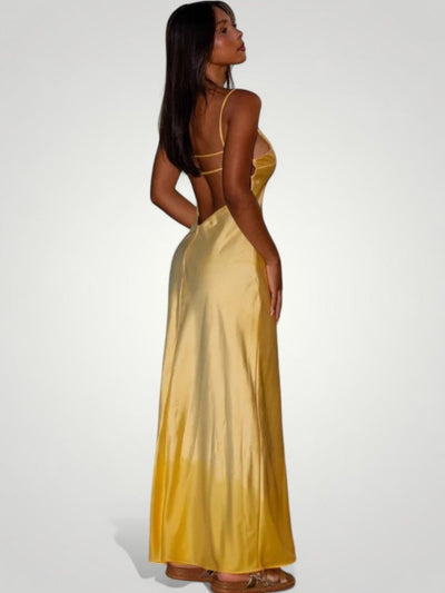 Elegantes Damenkleid mit Verführerischem V-Ausschnitt