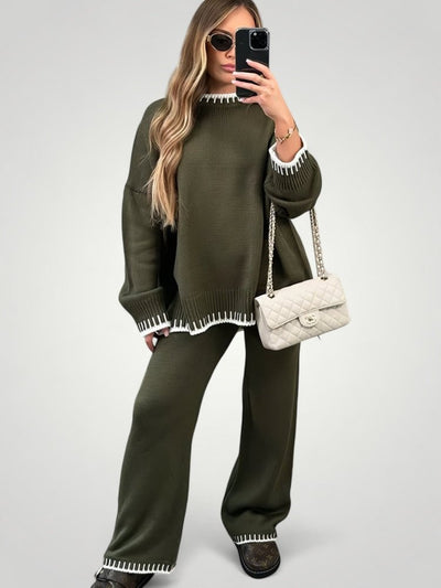 Elegantes Strickset Damen für Stil und Komfort