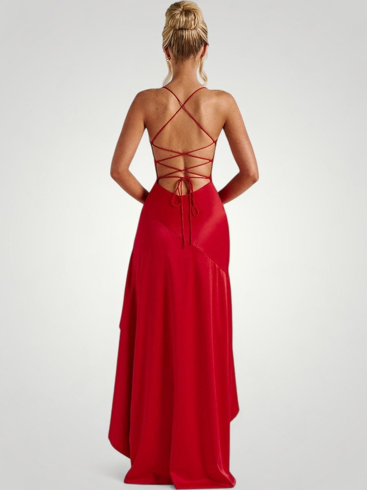 Maxikleid Sommer mit Fließendem Schnitt