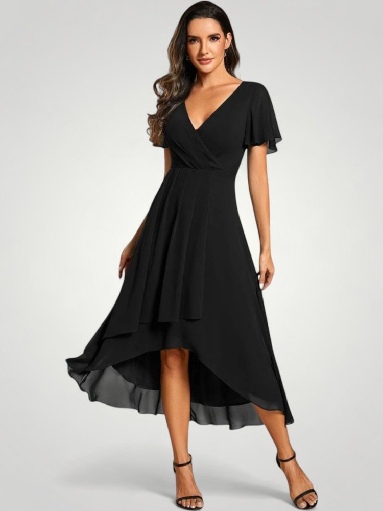 Romantisches Damenkleid mit Fließendem Schnitt